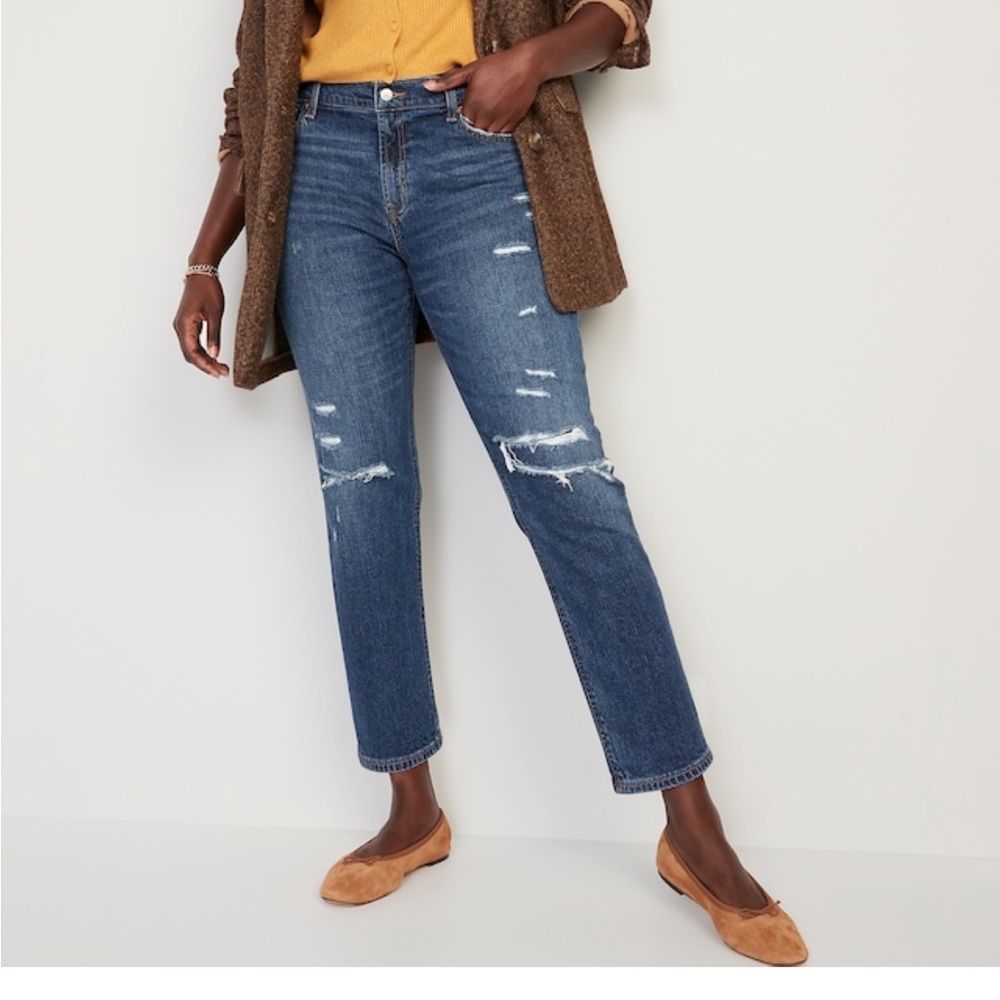 Mid Rise Ankle Distressed Jeans - Picture 9 of 10